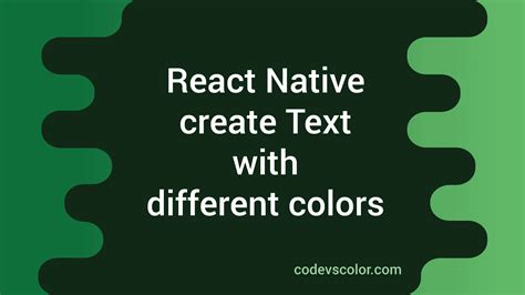 Text React Native 的图像结果