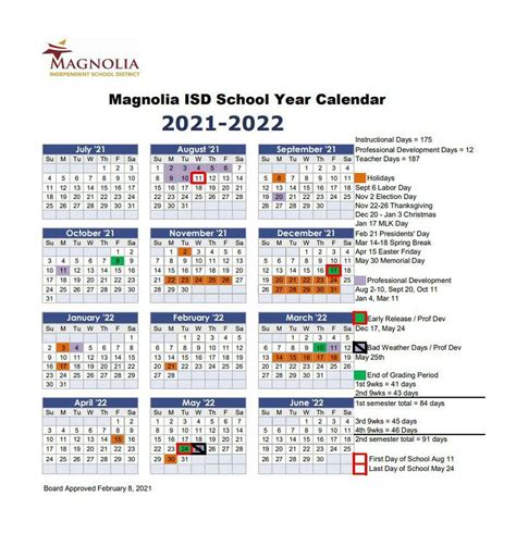 Magnolia Isd 2024 Calendar - Preschool Calendar Printable