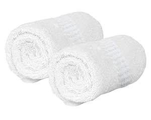 Kuber Industries Cotton Bath Towel 400 GSM (2 Pieces, White) : Amazon ...