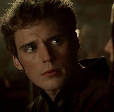 Intense Look of Finnick Odair in Hunger Games