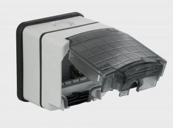 Buy Legrand 684638 GREY PLEXO BOX AND ADAPTOR WITH TRANSPARENT FLAP FOR ...