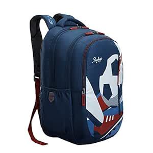 Buy Skybags ASTRO PLUS FOOTBALL THEME BLUE SCHOOL BACKPACK 34L at Amazon.in