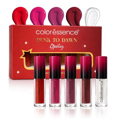 Buy Coloressence Dusk to Dawn Liquid Transferproof Lipstick Kit, Pack ...
