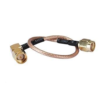 26 inch RG179 75ohm Rf Wire Connector SMA Right Angle to SMA Male ...