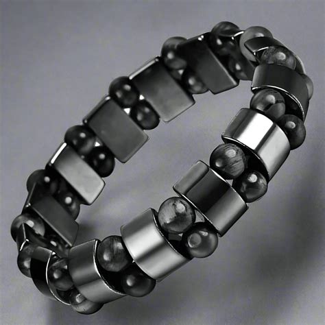 Buy Now Premium Bead Bracelet - DOUBLE HEMATITE - Beads Bracelet with ...