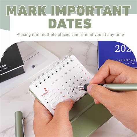 FACULX 6 Pcs Mini Desk Calendar 2025, Mini Desk Calendar India | Ubuy