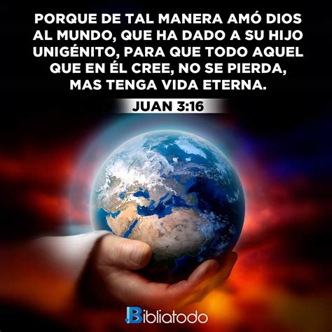 Juan 3:16 RV1960 - Versículo del Día
