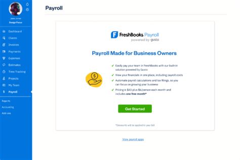 Image result for FreshBooks Tutorial Payroll