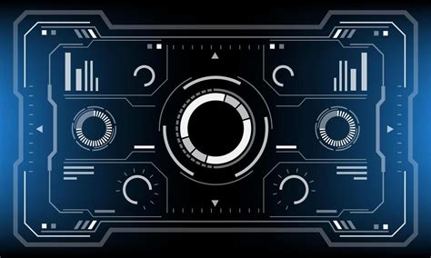 Futuristic Computer Panel Vector Image 的图像结果
