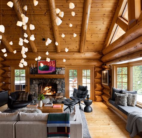 Log Home Decorating 的图像结果