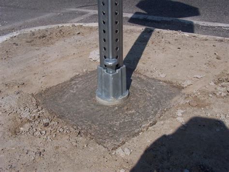 Image result for Install Breakaway Sign Posts