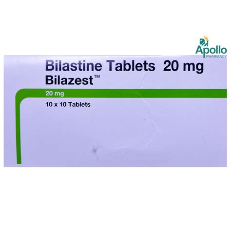 Bilazest 20 Tablet | Uses, Side Effects, Price | Apollo Pharmacy