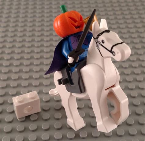 New LEGO Scooby Doo Headless Horseman Minifigure with Horse and Pumpkin ...