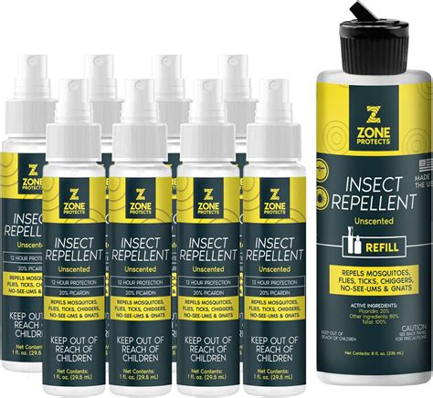 Amazon.com: Zone Protects Picaridin Insect Repellent Spray Bundle ...