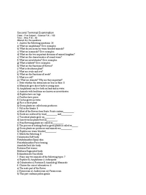 Image result for Science 5 Class Question and Answer