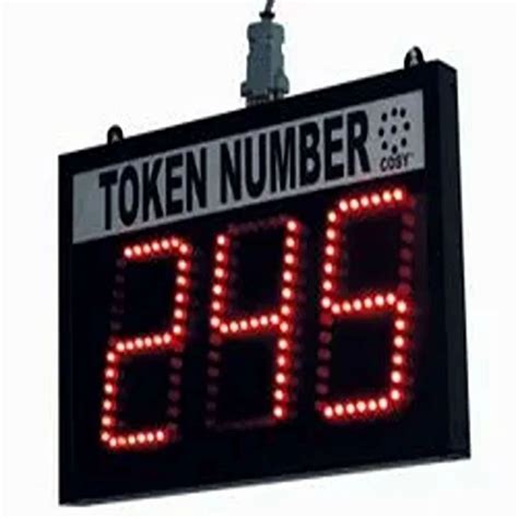 Token Display System - LED TOKEN DISPLAY BOARD Manufacturer from Hyderabad