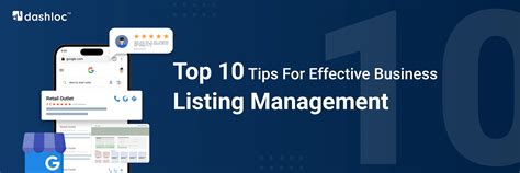 Top 10 Tips for Effective Business Listing Management