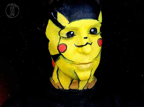 Maquillaje Pikachu face paint tutorial