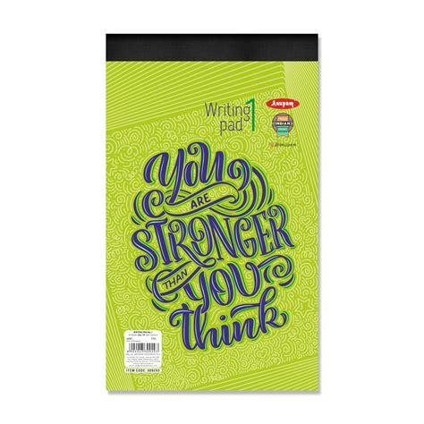 Anupam Writing Pad – Wide Ruled Lined Paper-Micro Perforated with ...