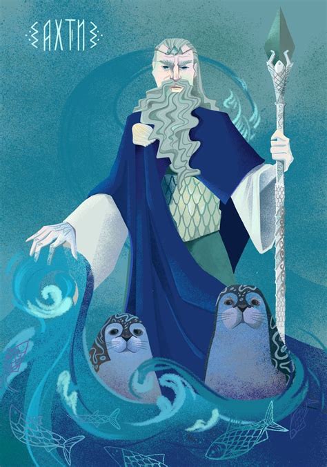 Бог морей и озер Ахти. | Pagan gods, Mythology, Russian mythology