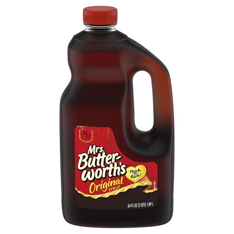 Mrs. Butterworth's Original Thick and Rich Maple Syrup, 64 fl oz ...