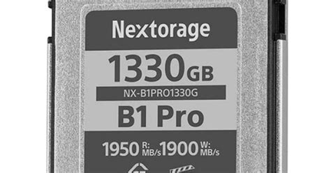 Nextorage 1330GB NX-B1PRO Series CFexpress Type B Memory Card Lowest ...