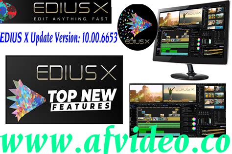 EDIUS X version 10.32 released - EDIUS