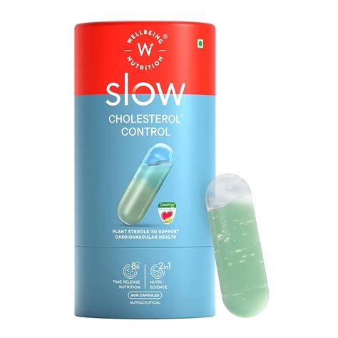 Buy Wellbeing Nutrition Slow Cholesterol Control | Clinically Proven ...