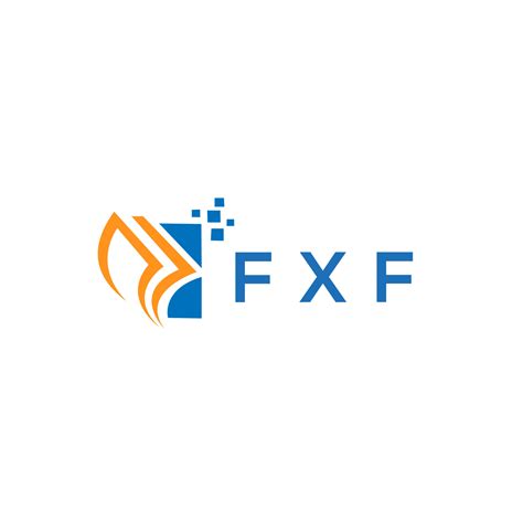 FXF credit repair accounting logo design on white background. FXF ...