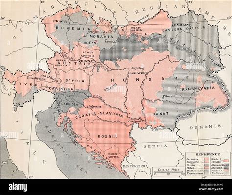 Austro hungarian empire map hi-res stock photography and images - Alamy