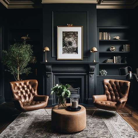 Pin by Patricia Cost on Home decorating in 2025 | Dark living rooms ...