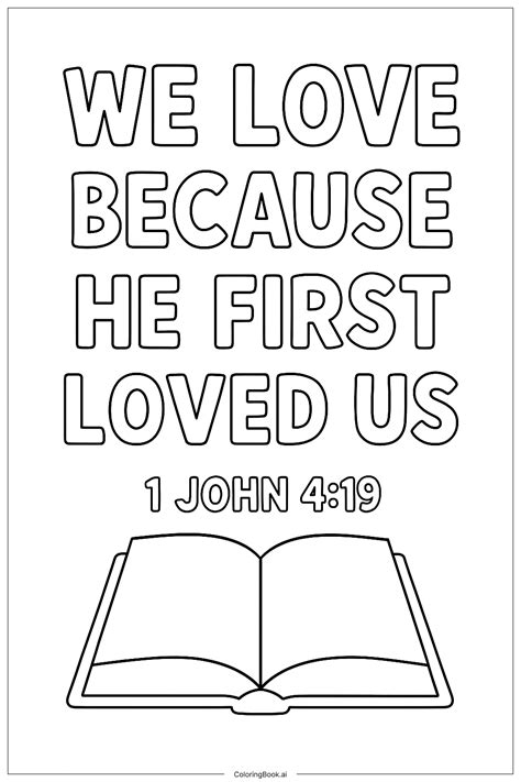 A Simple Bible Quote Coloring Page (Free PDF&PNG Printable)