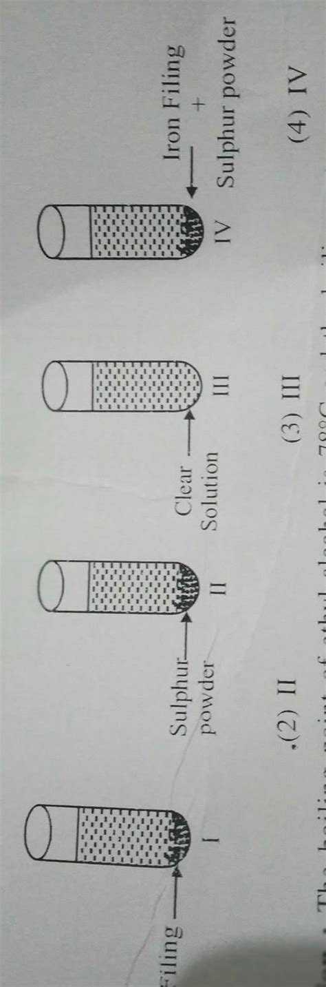 when a mixture of iron fillings and sulphur powder is dissolved in ...