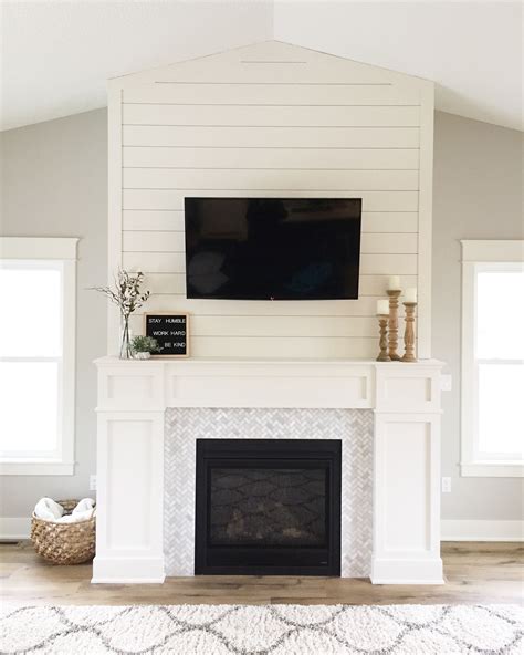 Modern Farmhouse Fireplace Surround Ideas