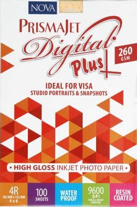 Flipkart.com | NOVA Prismajet Digital Plus 4X6 Inches 100 Sheets ...