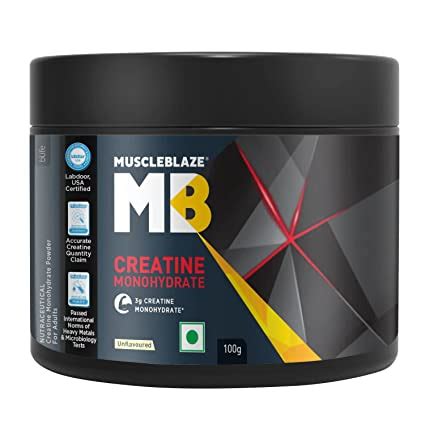 MuscleBlaze Creatine Monohydrate 100gm, Labdoor USA Certified ...