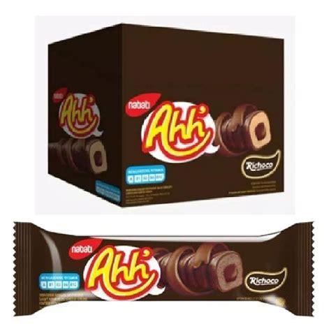Buy Nabati Richoco Chocolate Ahh Snacks 1 Box (20 Piece x 5g) Online at ...