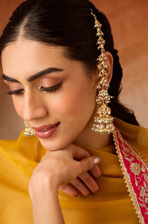 Varnika Kundan Jhumka Earrings – Paisley Pop Shop