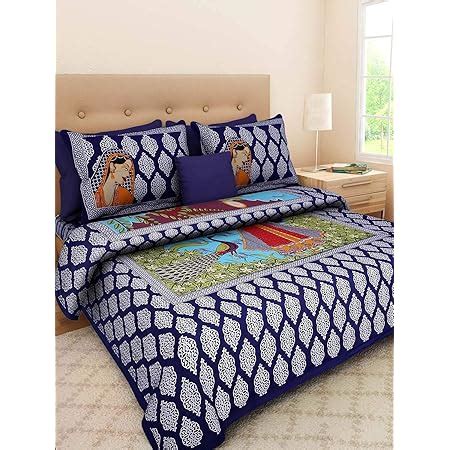 Cottonhandicool Cotton 120 TC floral printed Single Bedsheet (Standard ...