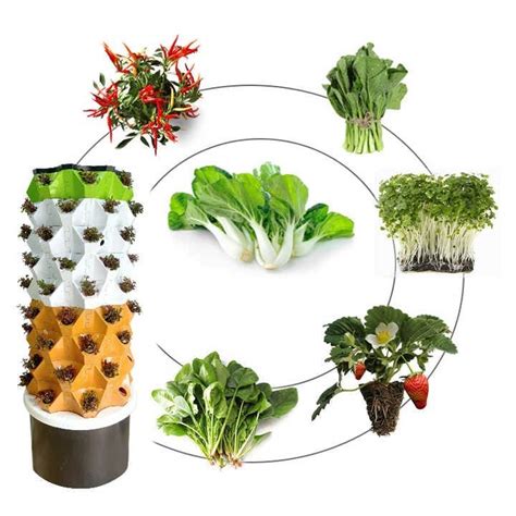 Aeroponic Growing Tower - Hydroponic Innovative Vertical Aeroponic ...