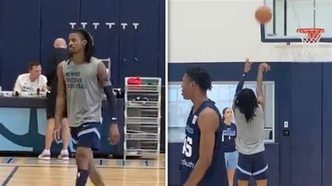 Ja Morant Practices With Grizzlies Amid Suspension