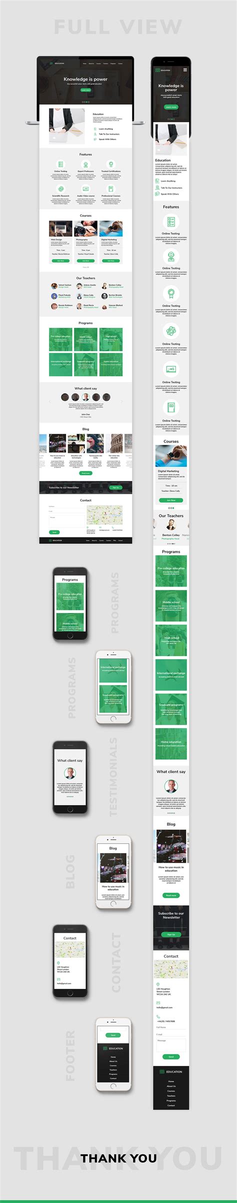 Adobe Xd Template Web