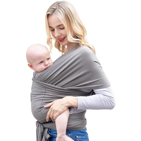 Amazon.com : Baby Wraps Carrier, KIDIRA Baby Carrier Wrap Newborn to ...