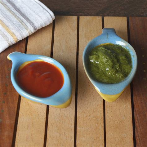 Buy StyleMyWay Studio Pottery Ceramic Dip Bowls (Set of 2, Mustard ...