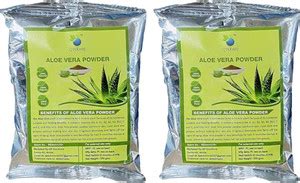 QYKKARE Premium Aloe Vera Powder- 100% Natural Pack of 2 Price in India ...