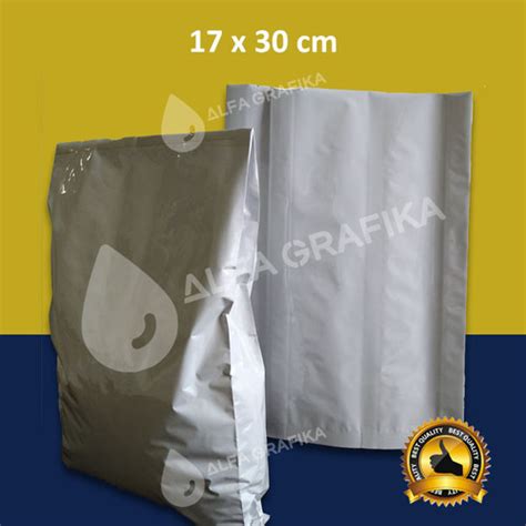 Jual Kantong Kemasan GUSSET ALUMUNIUM FOIL 17 x 30 cm (1kg) Putih ...