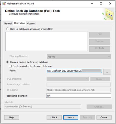 MS SQL Management Studio Backup Schedule Tutorial 的图像结果