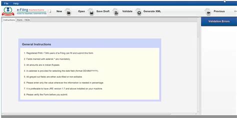 Offline Utility for Statutory Forms User Manual | Income Tax Department