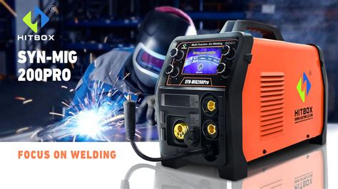 HITBOX Semi-Automatic Welding Machine Mig 4 in 1 Inverter aluminium mi
