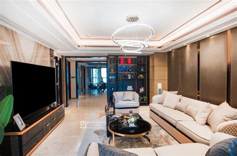 北京申远空间设计首开琅樾188平欧式风格造价25.9万--客厅-家居美图_装一网装修效果图